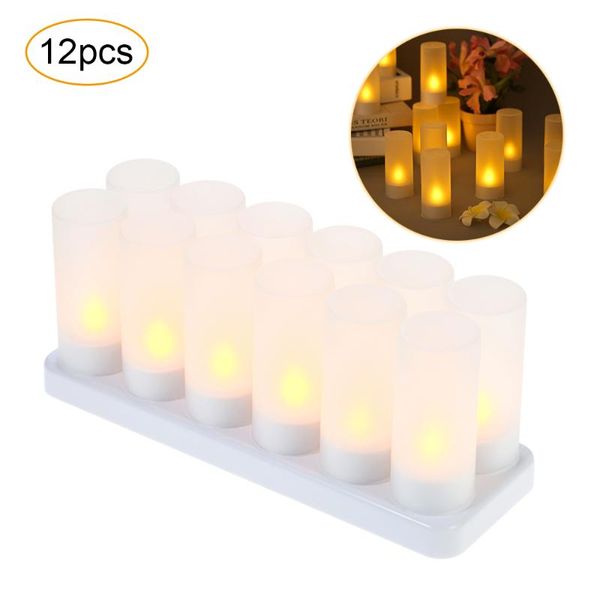 party decoration rechargeable led flickering flameless candles tealight lights with frosted cups charging base yellow light ac100-240v
party decoration rechargeable led flickering flameless candles tealight lights with frosted cups charging base yellow light ac100-240v