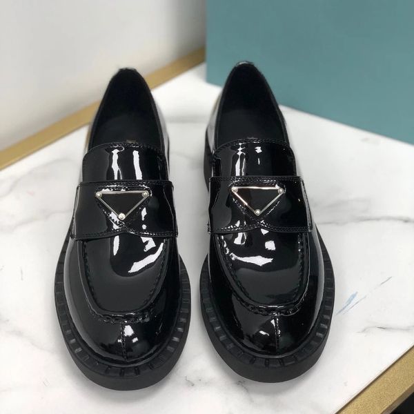 new designer leather flat loafers non-slip platform low heel women's shoes thick-heeled comfortable fashion leather, Black
new designer leather flat loafers non-slip platform low heel women's shoes thick-heeled comfortable fashion leather, Black