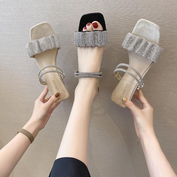 sandals rhinestone 2021 summer comfort shoes for women block heels suit female beige increasing height med two weare chunky outs, Black
sandals rhinestone 2021 summer comfort shoes for women block heels suit female beige increasing height med two weare chunky outs, Black