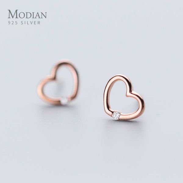 100% 925 sterling silver rose gold color hearts clear cz stud earrings for women fashion wedding jewelry bijoux 210707, Golden;silver
100% 925 sterling silver rose gold color hearts clear cz stud earrings for women fashion wedding jewelry bijoux 210707, Golden;silver