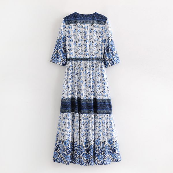 summer women beach dress bohemian dress ladies v-neck half sleeves print female dress with sashes, Black;gray
summer women beach dress bohemian dress ladies v-neck half sleeves print female dress with sashes, Black;gray