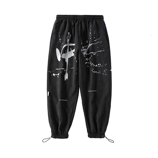 2021 new men's sport joggers comfortable casual drawstring for men streetwear loose male trouser trendy sweatpants pants bqkq, Black
2021 new men's sport joggers comfortable casual drawstring for men streetwear loose male trouser trendy sweatpants pants bqkq, Black