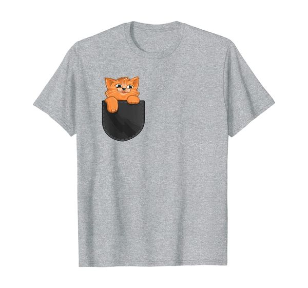 orange cat kitty in my pocket adorable sassy kitten gift t-shirt, White;black 
orange cat kitty in my pocket adorable sassy kitten gift t-shirt, White;black