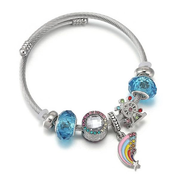charm bracelets arrival adjustable rainbow diy beads jewlery for women men fashion brand opening bangle drop, Golden;silver
charm bracelets arrival adjustable rainbow diy beads jewlery for women men fashion brand opening bangle drop, Golden;silver