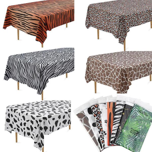 disposable dinnerware 137*274cm animal jungle safari theme party tablecloth plastic leopard tablecovers birthday decor baby shower
disposable dinnerware 137*274cm animal jungle safari theme party tablecloth plastic leopard tablecovers birthday decor baby shower