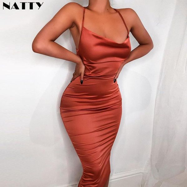 casual dresses neon satin lace up 2021 summer women bodycon long midi dress sleeveless backless elegant party outfits club clothes vest, Black;gray
casual dresses neon satin lace up 2021 summer women bodycon long midi dress sleeveless backless elegant party outfits club clothes vest, Black;gray