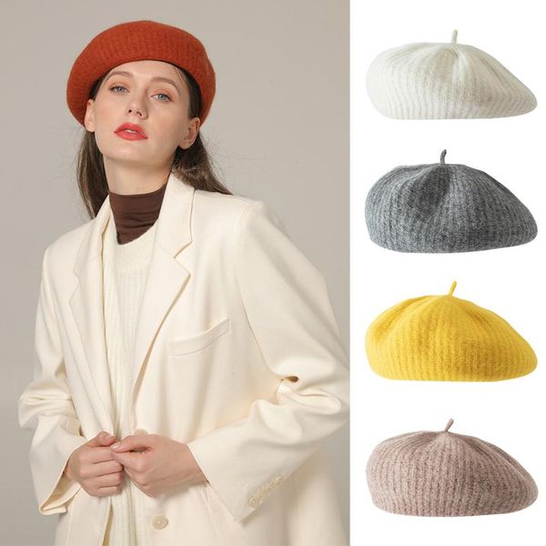 stingy brim hats cygjfc woman cashmere wool solid vintage beret lady autumn winter beanies caps women's hair accessories painter hat, Blue;gray
stingy brim hats cygjfc woman cashmere wool solid vintage beret lady autumn winter beanies caps women's hair accessories painter hat, Blue;gray