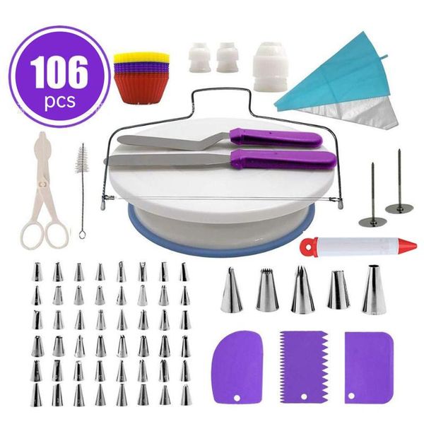 cake decorating tip sets 32pcs/127pcs/106pcs pastry bag confectionery accessories nozzle stainless cream cake baking tools gyh
cake decorating tip sets 32pcs/127pcs/106pcs pastry bag confectionery accessories nozzle stainless cream cake baking tools gyh