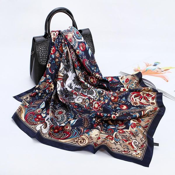 scarves fashion paisley print hijab scarf for women silk satin kerchief neck scarfs ladies 90*90cm square shawl bandana head, Blue;gray
scarves fashion paisley print hijab scarf for women silk satin kerchief neck scarfs ladies 90*90cm square shawl bandana head, Blue;gray