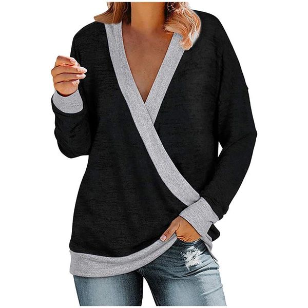 women's hoodies & sweatshirts womens deep v neck wrap leopard blouses shirts harajuku print long sleeve women leisure blouse 2021 g, Black
women's hoodies & sweatshirts womens deep v neck wrap leopard blouses shirts harajuku print long sleeve women leisure blouse 2021 g, Black