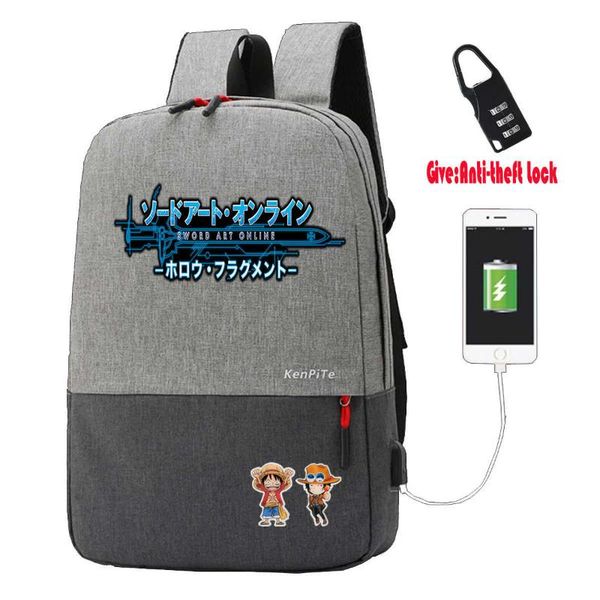 backpack game sword art online teenagers laptravel bag student book bags canvas anti-theft usb charging knapsack
backpack game sword art online teenagers laptravel bag student book bags canvas anti-theft usb charging knapsack