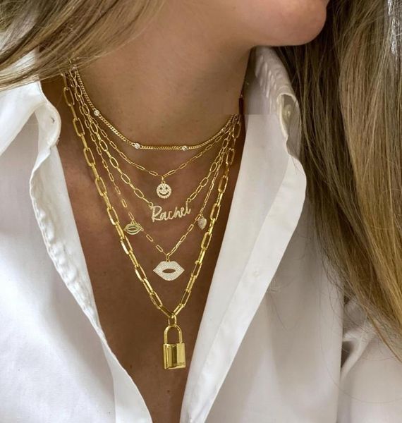 pendant necklaces 2021 design fashion kiss drip cz mouth necklace with clear 5a paved safety pin open link chain charm lady jewelry, Silver
pendant necklaces 2021 design fashion kiss drip cz mouth necklace with clear 5a paved safety pin open link chain charm lady jewelry, Silver
