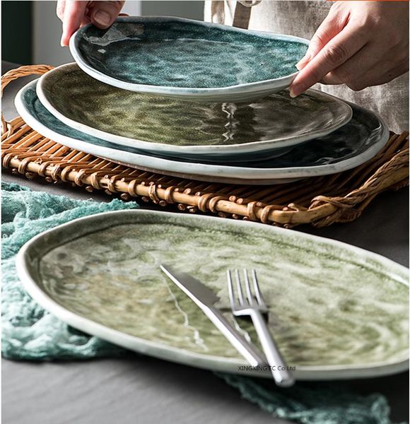 dishes & plates ceramic plate steak household japanese tableware oval sushi kitchen characteristic restaurant service
dishes & plates ceramic plate steak household japanese tableware oval sushi kitchen characteristic restaurant service