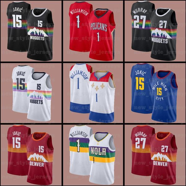 ncaa duke 1 zion 15 nikola williamson murray jokic 27 jamal a7 denver nuggets new orleans pelicans men basketball jerseys, Black;red
ncaa duke 1 zion 15 nikola williamson murray jokic 27 jamal a7 denver nuggets new orleans pelicans men basketball jerseys, Black;red