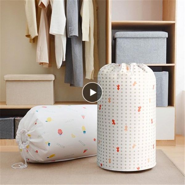 hanging baskets 84 * 42cm home storage bags peva large cylindrical clothing quilt waterproof moisture-proof reusable dustproof cartoon
hanging baskets 84 * 42cm home storage bags peva large cylindrical clothing quilt waterproof moisture-proof reusable dustproof cartoon