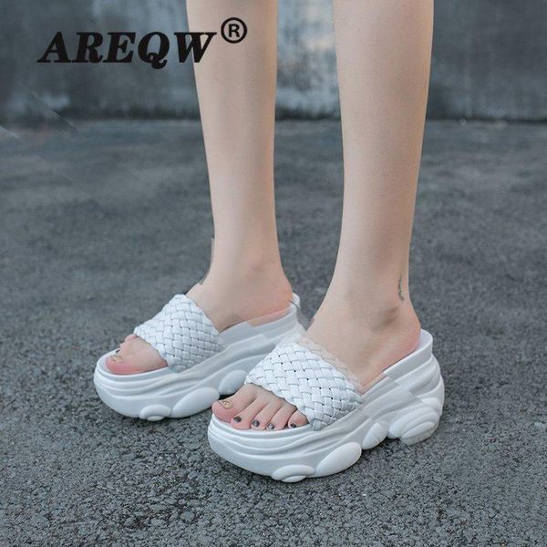 slippers lazy people woven sandals summer sponge cake slope heels increased thick-soled women's, Black
slippers lazy people woven sandals summer sponge cake slope heels increased thick-soled women's, Black