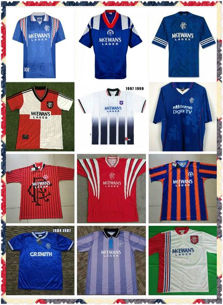 96 97 laudrup mens retro soccer jerseys albertz gascoigne mccoist ferguson gattuso home away rangers football shirt uniforms, Black
96 97 laudrup mens retro soccer jerseys albertz gascoigne mccoist ferguson gattuso home away rangers football shirt uniforms, Black