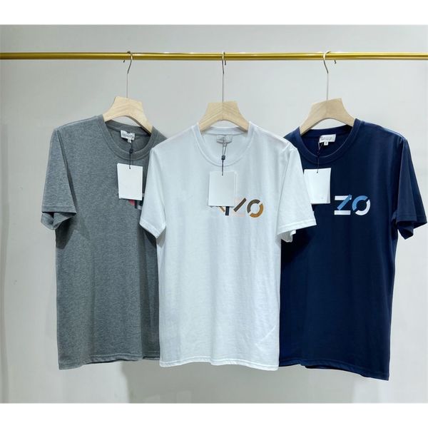 designer summer new cotton t-shirt fashion all-match men and women with the same style3, White 
designer summer new cotton t-shirt fashion all-match men and women with the same style3, White