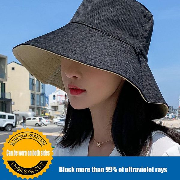 wide brim hats woman sunscreen fisherman hat spring summer tide double-sided can wear large uv protection traveling all-match sun cap a77, Blue;gray
wide brim hats woman sunscreen fisherman hat spring summer tide double-sided can wear large uv protection traveling all-match sun cap a77, Blue;gray