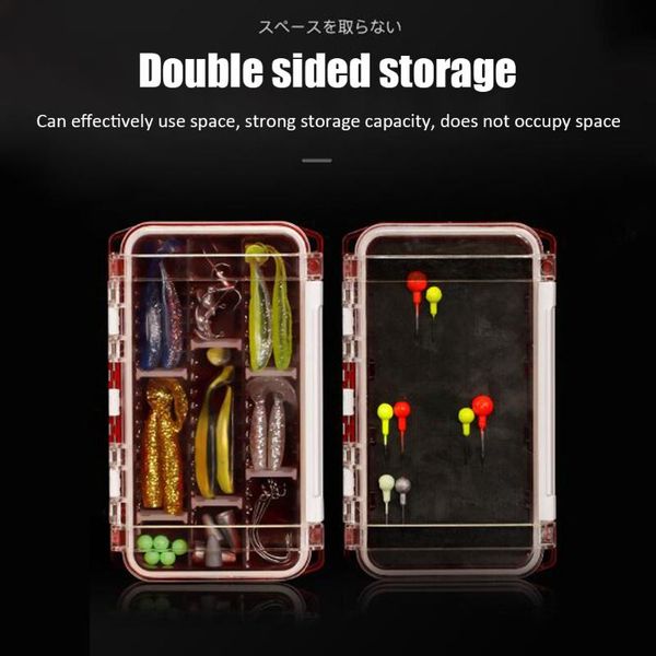 fishing accessories waterproof lures tackle box double-sided bait hook storage organizer outdoor 17x8.3x3.6cm
fishing accessories waterproof lures tackle box double-sided bait hook storage organizer outdoor 17x8.3x3.6cm