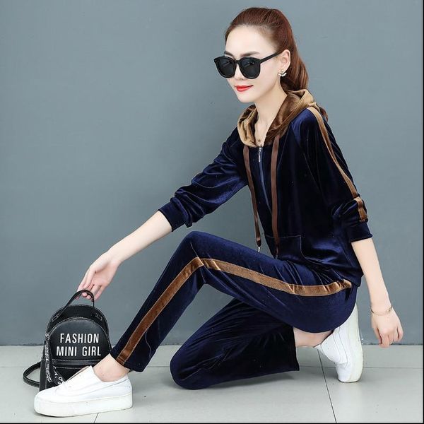 tracksuit for women pant suits autumn plus size velvet sportswear casual hoodies and pants 2pcs women velour sports set w1582, Gray
tracksuit for women pant suits autumn plus size velvet sportswear casual hoodies and pants 2pcs women velour sports set w1582, Gray