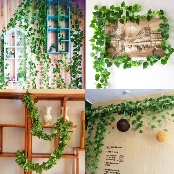 decorative flowers & wreaths 24 pcs artificial ivy garland foliage green leaves fake hanging vine plant for wedding party garden wall decora
decorative flowers & wreaths 24 pcs artificial ivy garland foliage green leaves fake hanging vine plant for wedding party garden wall decora