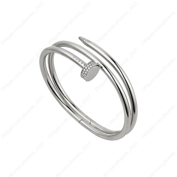 nail bracelet 2.0 designer diamonds bracelet luxury jewelry women bracelets titanium steel gold-plated not allergic never fade -silver, Black
nail bracelet 2.0 designer diamonds bracelet luxury jewelry women bracelets titanium steel gold-plated not allergic never fade -silver, Black