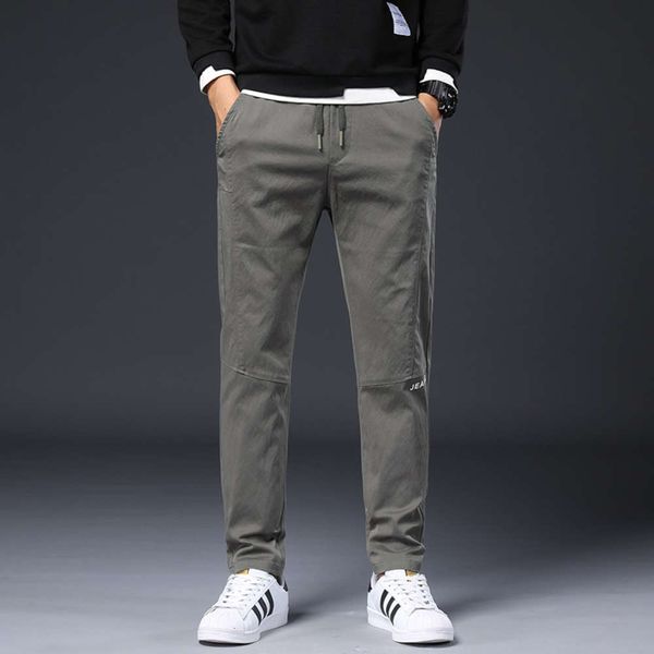 spring and autumn new fashion brand korean slim straight sports elastic waist men's casual pants, Black
spring and autumn new fashion brand korean slim straight sports elastic waist men's casual pants, Black