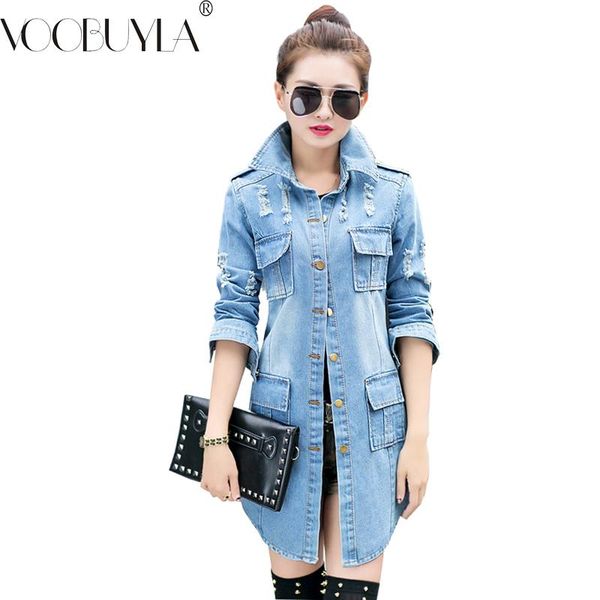 women's jackets voobuyla 2021 spring autumn streetwear plus size hole denim women casual turn-down collar coats slim basic, Black;brown
women's jackets voobuyla 2021 spring autumn streetwear plus size hole denim women casual turn-down collar coats slim basic, Black;brown