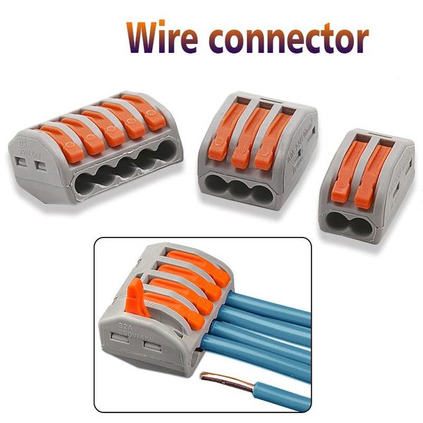 professional hand tool sets 10pcs reusable sell useful 2/3/5 way spring lever terminal block electric cable connector wire
professional hand tool sets 10pcs reusable sell useful 2/3/5 way spring lever terminal block electric cable connector wire
