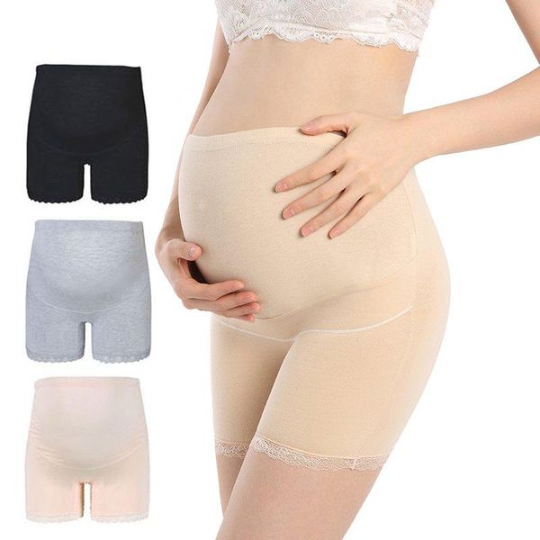 maternity bottoms pregnant women high waist lift belly safety pants boxer briefs adjustment stomach women's anti-lights, White
maternity bottoms pregnant women high waist lift belly safety pants boxer briefs adjustment stomach women's anti-lights, White