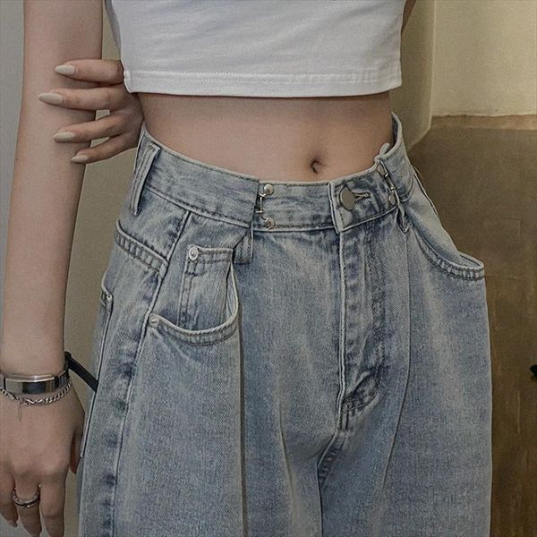 elegant straight tube loose womens jean mop high waist drop feeling soft denim wide leg pants summer thin, Blue
elegant straight tube loose womens jean mop high waist drop feeling soft denim wide leg pants summer thin, Blue