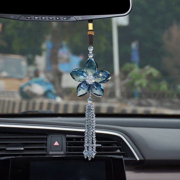 wholesale crystal flower car rear view mirror charm home decor rhinestone hanging ornament
wholesale crystal flower car rear view mirror charm home decor rhinestone hanging ornament