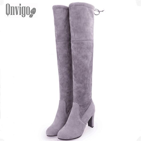 boots qnvigo over-the-knee pointed stretch fabric fashion women super 2021 high heels highheels big size long, Black
boots qnvigo over-the-knee pointed stretch fabric fashion women super 2021 high heels highheels big size long, Black