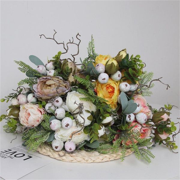 decorative flowers & wreaths 1 pcs artificial peony bouquet fake for home wedding decoration accessories party livingroom office decorations
decorative flowers & wreaths 1 pcs artificial peony bouquet fake for home wedding decoration accessories party livingroom office decorations