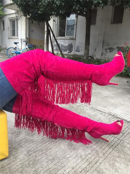 boots flock winter women high heels over the knee bota shoes fringe tassels fashion long woman, Black
boots flock winter women high heels over the knee bota shoes fringe tassels fashion long woman, Black