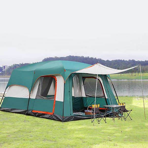 tents and shelters ultralarge camping tent two-bedroom one-living double layers large space for 6/8/10 people outdoors travel,camping fami
tents and shelters ultralarge camping tent two-bedroom one-living double layers large space for 6/8/10 people outdoors travel,camping fami