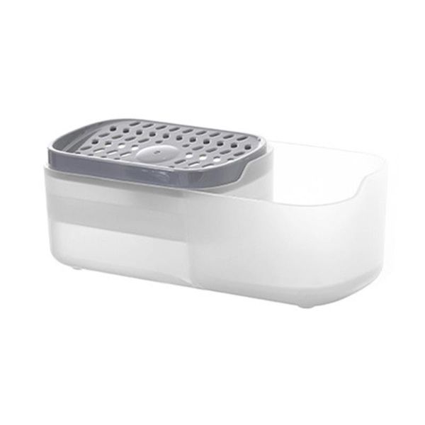 liquid soap dispenser pump with sponge cleaning sink washing container organizer sinkware kitchen tool
liquid soap dispenser pump with sponge cleaning sink washing container organizer sinkware kitchen tool