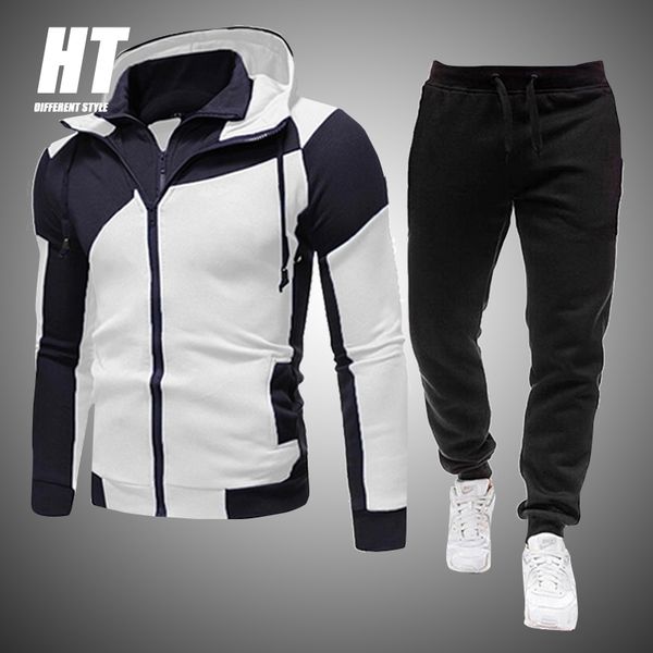 men's tracksuits patchwork brand sportswear 2 piece sets+pants zipper hooded sweatshirt male streetswear casual jackets 210603, Gray
men's tracksuits patchwork brand sportswear 2 piece sets+pants zipper hooded sweatshirt male streetswear casual jackets 210603, Gray