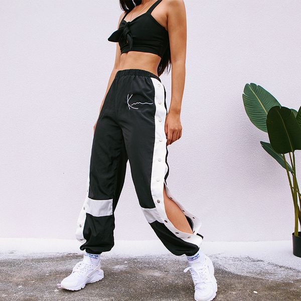 2021 new deeptown joggers vrouwen patchwork joggingbroek harem casual side split knop panelled hoge taille broek streetwear xrqm, Black;white
2021 new deeptown joggers vrouwen patchwork joggingbroek harem casual side split knop panelled hoge taille broek streetwear xrqm, Black;white