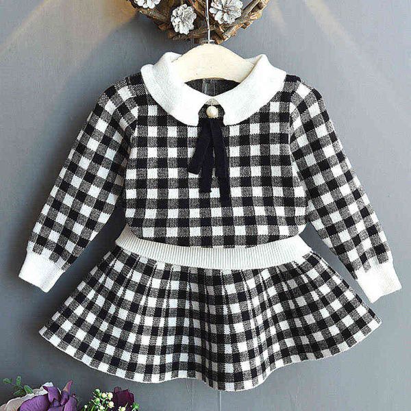 girls sets children's clothing 2022 autumn winter new plaid bow school student suit knit sweater+ short skirt 2pcs kids outfits y220310, White
girls sets children's clothing 2022 autumn winter new plaid bow school student suit knit sweater+ short skirt 2pcs kids outfits y220310, White