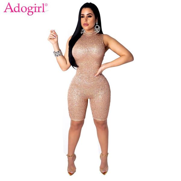 women's jumpsuits & rompers adogirl women fashion sequins jumpsuit mock neck sleeveless night club party romper summer shorts female ba, Black;white
women's jumpsuits & rompers adogirl women fashion sequins jumpsuit mock neck sleeveless night club party romper summer shorts female ba, Black;white