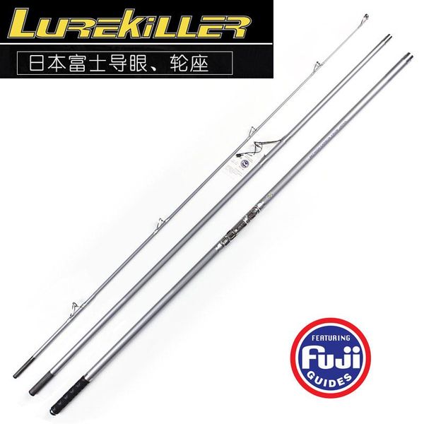 lurekiller fishing rod long surf rod 4.2m 3 sections high carbon surf casting sinker 100-250g
lurekiller fishing rod long surf rod 4.2m 3 sections high carbon surf casting sinker 100-250g