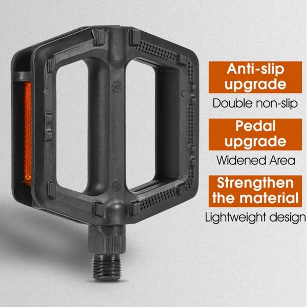 bike pedals 1pair bicycle pedal road mountain plastic anti-slip widened safety warning reflective cycling parts
bike pedals 1pair bicycle pedal road mountain plastic anti-slip widened safety warning reflective cycling parts