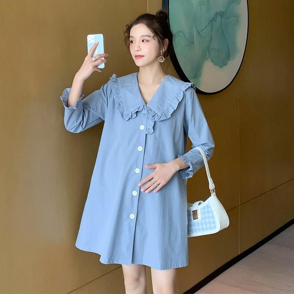 maternity clothes spring autumn cotton long sleeve loose stylish dress for pregnant women pregnancy clothes, White
maternity clothes spring autumn cotton long sleeve loose stylish dress for pregnant women pregnancy clothes, White