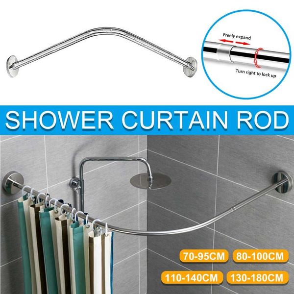 shower curtains u-shaped curtain rod retractable curved 304 stainless steel rail no punching bathroom mounting 4 size
shower curtains u-shaped curtain rod retractable curved 304 stainless steel rail no punching bathroom mounting 4 size