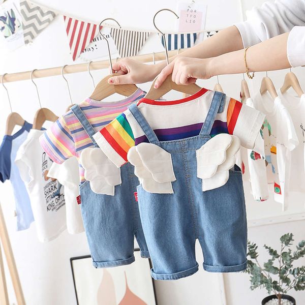 clothing korean wing strap pants set 2020 new girls baby children's clothes shirt fashion, Blue
clothing korean wing strap pants set 2020 new girls baby children's clothes shirt fashion, Blue