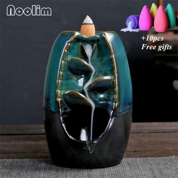 fragrance lamps creative ceramic handicrafts backflow incense burner holder furnace home teahouse decor + 10pcs cones
fragrance lamps creative ceramic handicrafts backflow incense burner holder furnace home teahouse decor + 10pcs cones