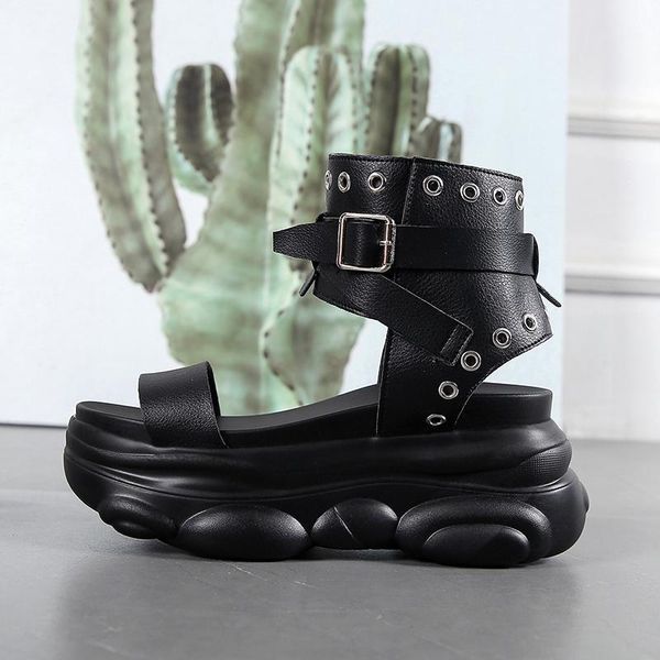 sandals gladiator women summer leather causal female thick bottom flat platform shoes 2021 drop, Black
sandals gladiator women summer leather causal female thick bottom flat platform shoes 2021 drop, Black
