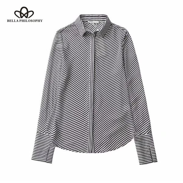 hstar 2021 spring women casual striped blouse long sleeve basic turn down collor female shirt slim fashion blusas, White
hstar 2021 spring women casual striped blouse long sleeve basic turn down collor female shirt slim fashion blusas, White